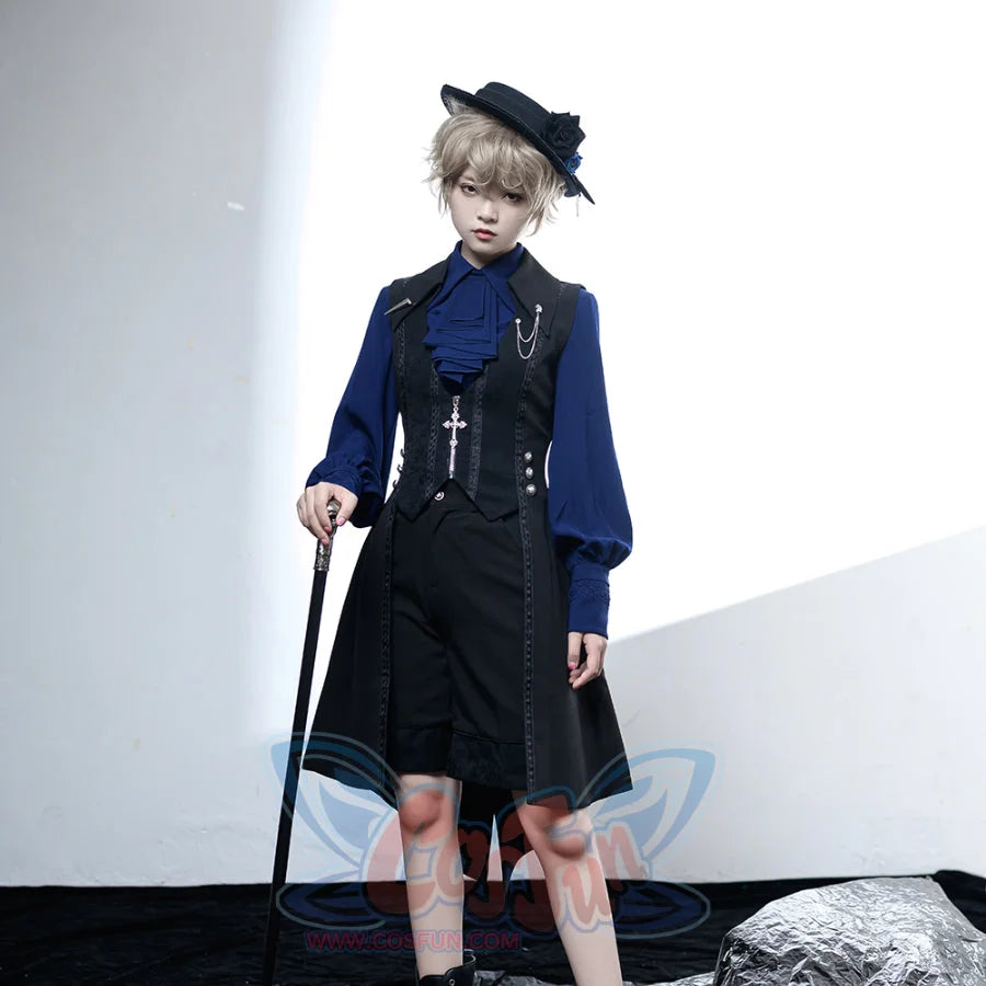 PRE-SALE Medieval Vintage Little Prince Lolita Dovetail Long Vest