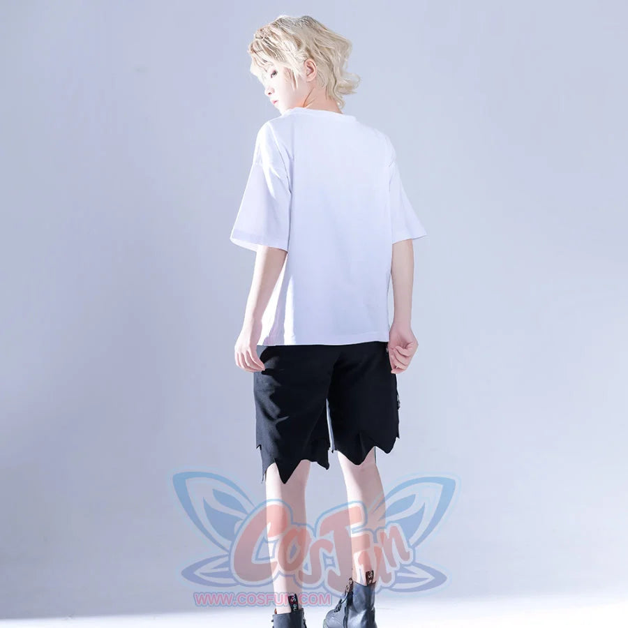 Vintage Gothic Straight Irregular Slim Shorts S22483