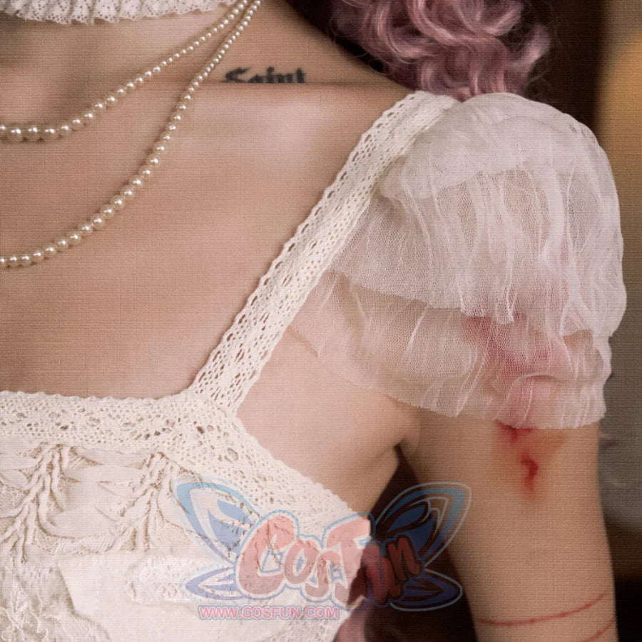 Rococo Duchess Heart Cutout Lace Bow Cami Dress