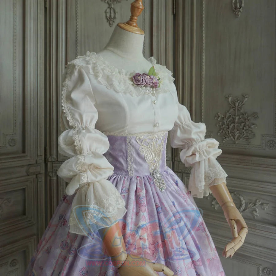 Elizabeth Elegant and Vintage Lolita Long Sleeve Shirt