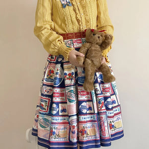 American Style Vintage Daily Lolita Skirt - cosfun