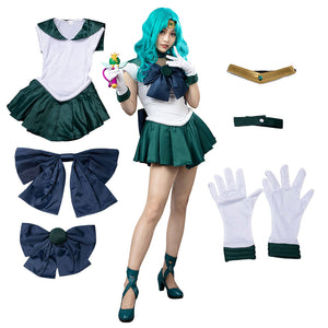Ready to Ship Sailor Sailor Neptune Kaiou Michiru Cosplay Costume mp000515
