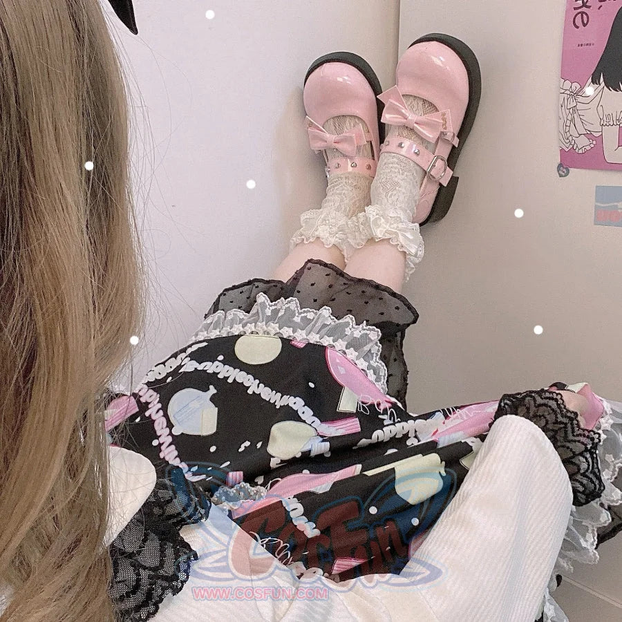 Original Lolita Round Toe Thick Soled Shoes - cosfun