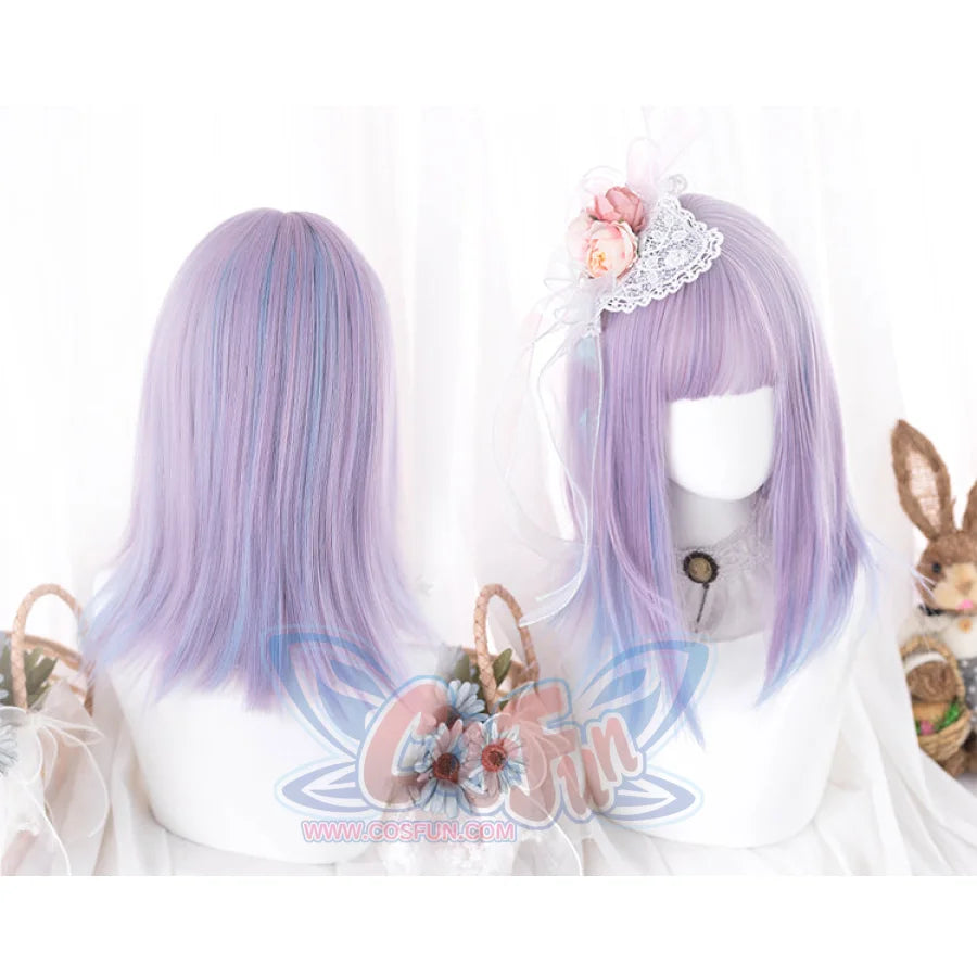 Harajuku Highlights Long Hair Lolita Wig Purple