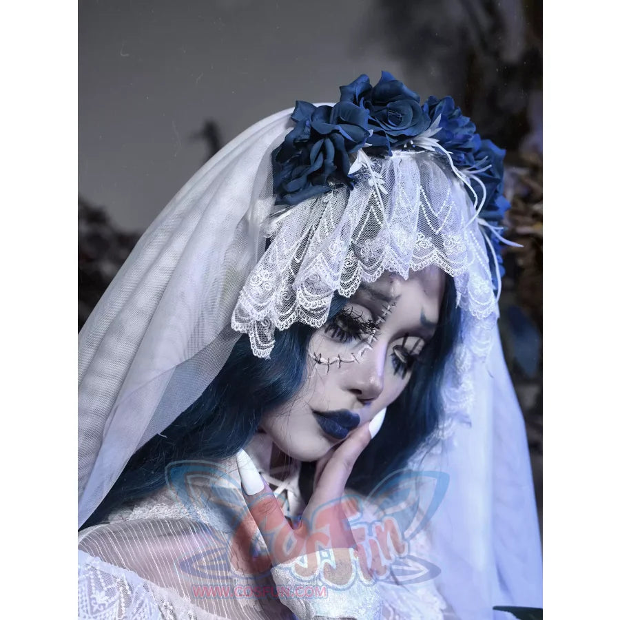 Lace and Ashes Gothic Ribcage Lace Bone Corset Dress Set Autumn - cosfun