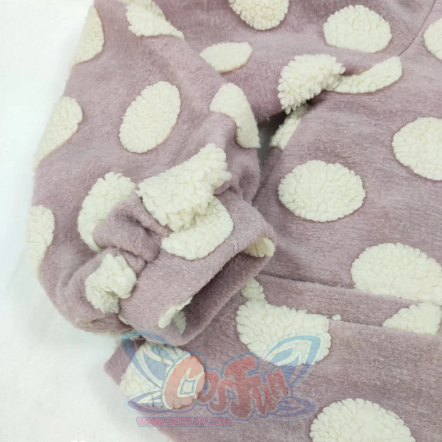 Autumn Winter Woolen Lolita Dot Coat