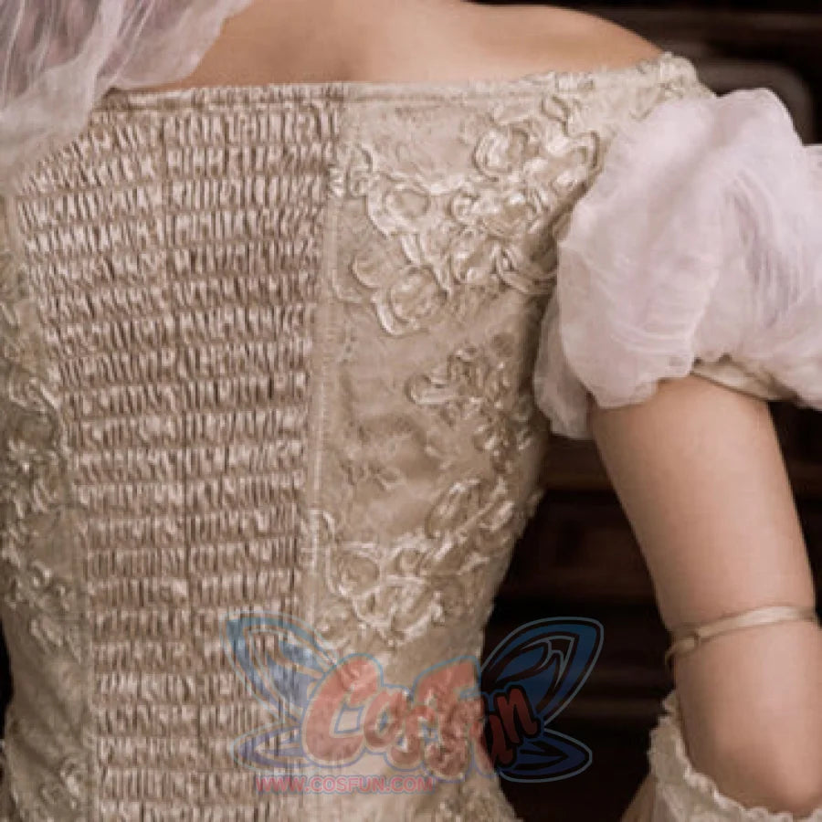 Rococo Duchess Vintage Elegant Off-Shoulder Puff Sleeve Mesh Top