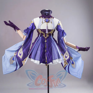 Genshin Impact Keqing Cosplay Costume C07680 Aaa Costumes