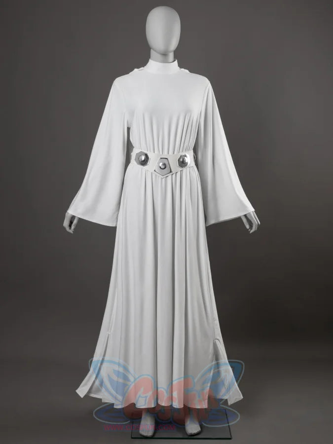 princess leia white dress cosplay Star Wars Womens/Ladies Princess Leia Costume White S Polyester Spandex Womens Costume