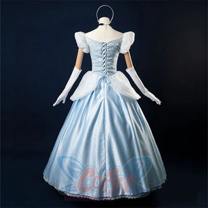 【READY TO SHIP】Cinderella Cosplay Costume Princess Dress Fairy Tale Ball Gown N08290 Costumes