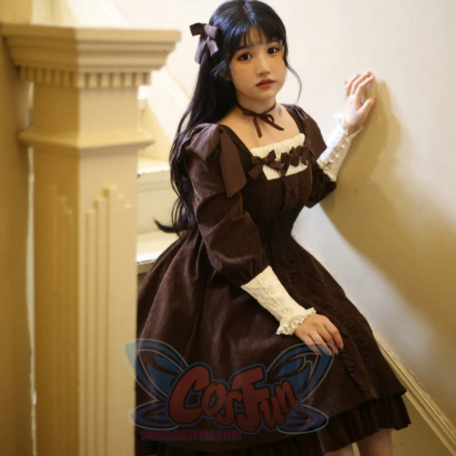 Lovely Elegant Lolita Large Size Slim Dress