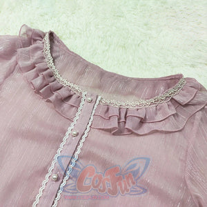 Elegant Lolita Lace Long Sleeve Sunscreen Shirt - cosfun