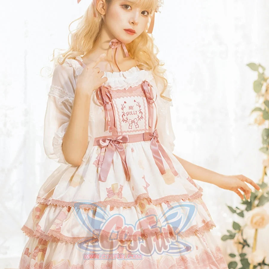 Summer Lovely Lolita High Waist Jumper Skirt