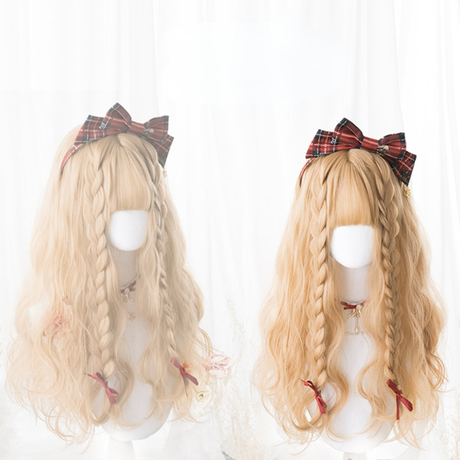 Harajuku Style Soft Girl Long Brunches Curly Wig S22902