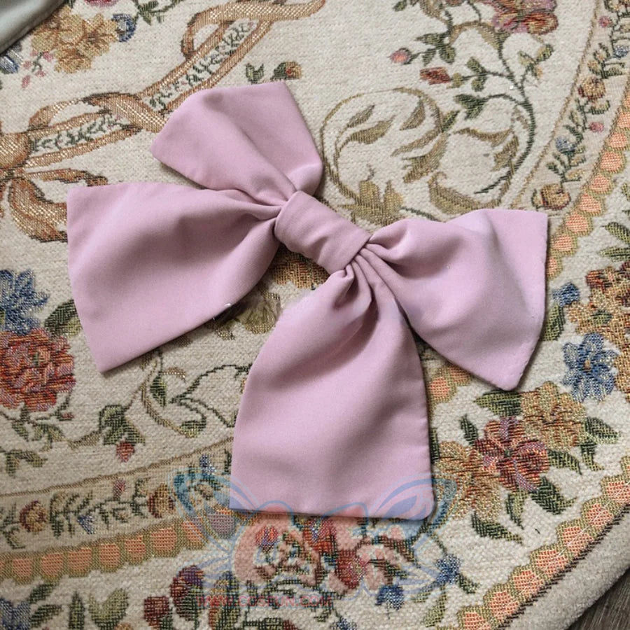 Elegant and Vintage Lolita Slim Dress Pink / S / Hairpin