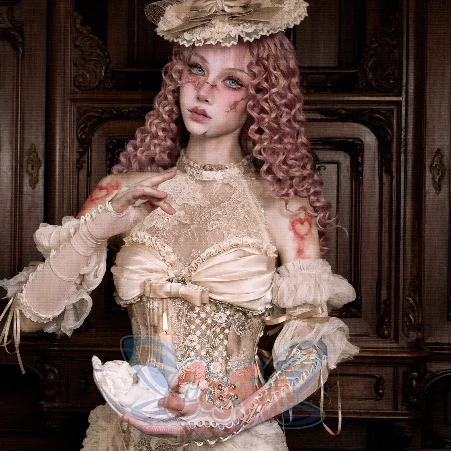 Rococo Duchess Elegant Boned Corset Waist-Cinching Top