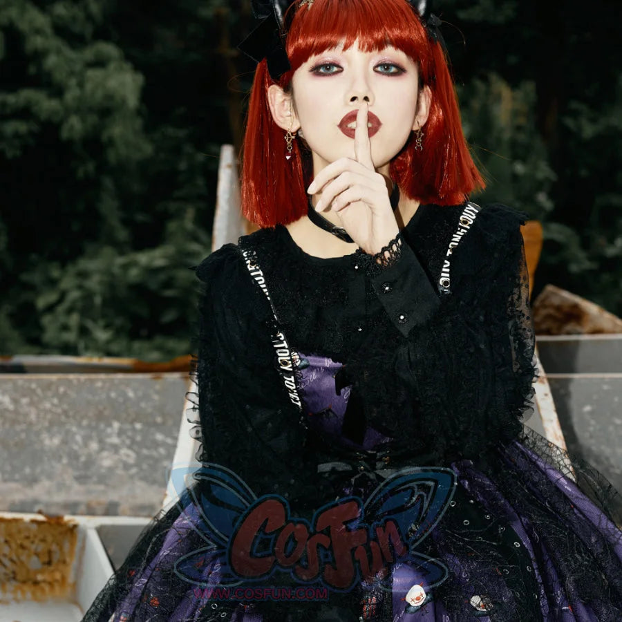 Halloween Gothic Lolita Long Sleeve Shirt S22701
