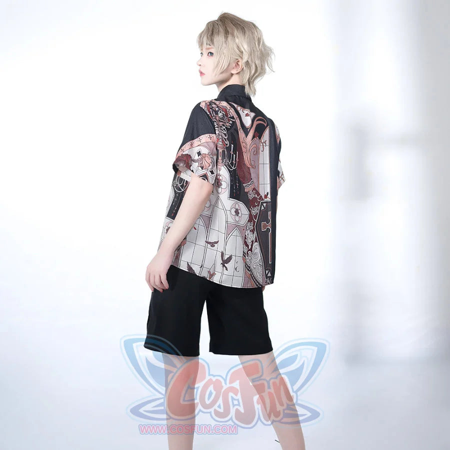 Summer Prince Lolita Printed Loose Short-sleeved Shirt