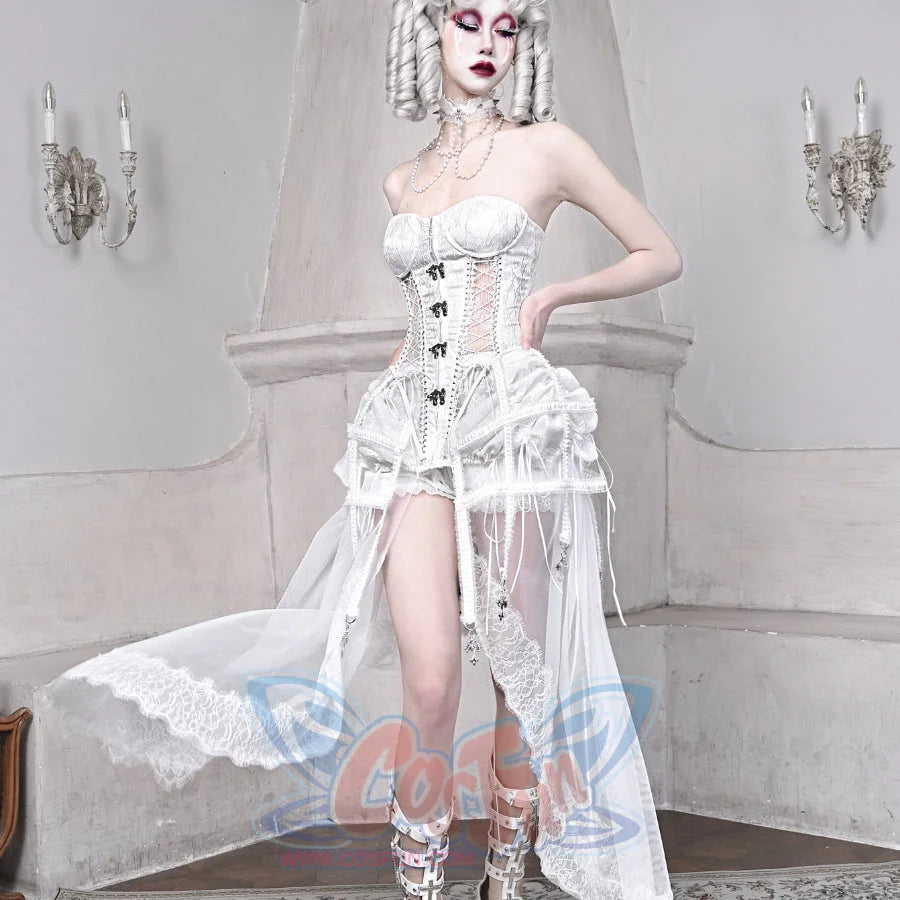 Alice White Gothic Lace-Up Birdcage Corset S22873