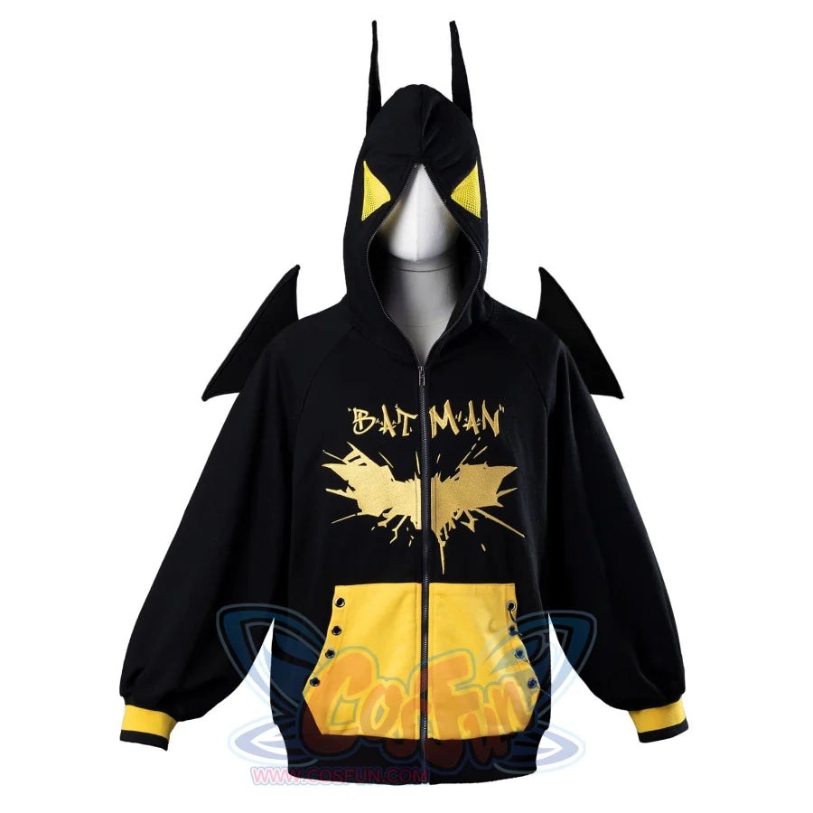 【Ready To Ship】Cosfun Original Batman：the Dark Knight Derivative Full Zip Hoodie Sweatshirt