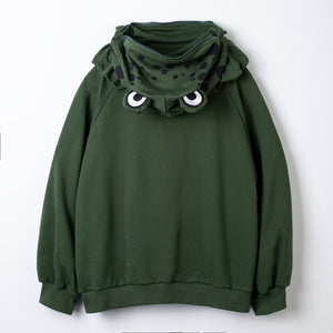 READY TO SHIP COSFUN Original Animal Tales: The Frog Prince Green Pullover Hoodie IF0001 FREE SHIPPING