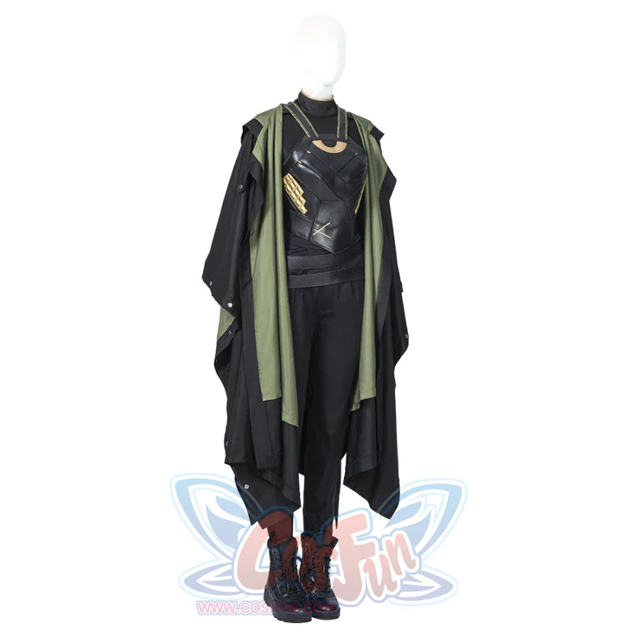 TV Show Loki Sylvie Cosplay Costume Dark Green Version N00654, Women / XS TV Show Loki Sylvie Cosplay Costume Dark Green Version N00654, Women / XS