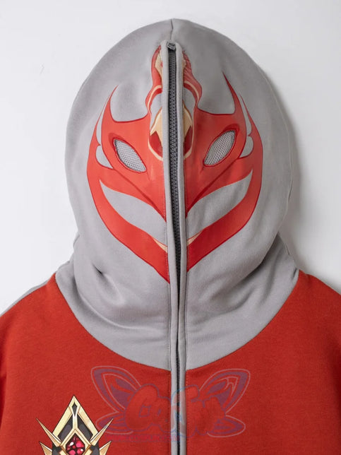 【Ready To Ship】Cosfun Gesnhin Impact Childe Tartaglia Derivative Full Zip Hoodie Sweatshirt Fy0027