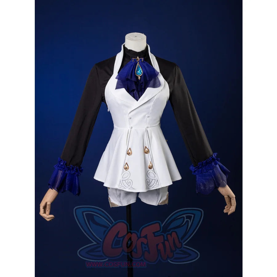 Genshin Impact White Furina Hydro Archon Cosplay Costume C08735 AAA Costumes