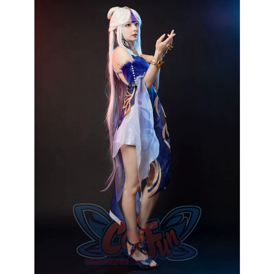 Genshin Impact Ningguang Orchid’s Evening Gown Cosplay Costume C00976 Costumes