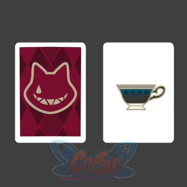 Genshin Impact Lyney Lynette Poker Card C08557 Costumes