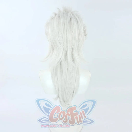 Genshin Impact Fatui Harbinger Jester Pierro Cosplay Wig C09286 Wigs