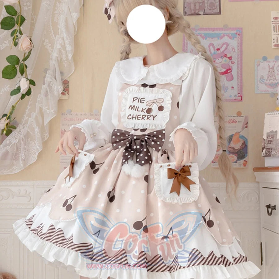 Daily Sweet and Lovely Cherry Lolita Jumper Skirt