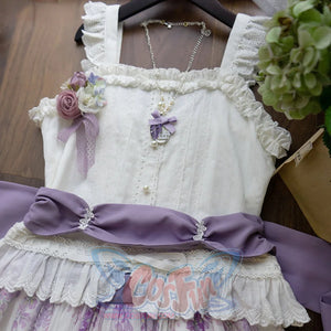 Elegant Daily Lolita Cotton Spaghetti Strap - cosfun