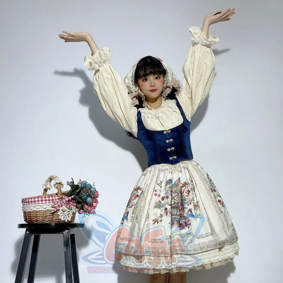 Bavaria Style Elegant Lolita Short Skirt