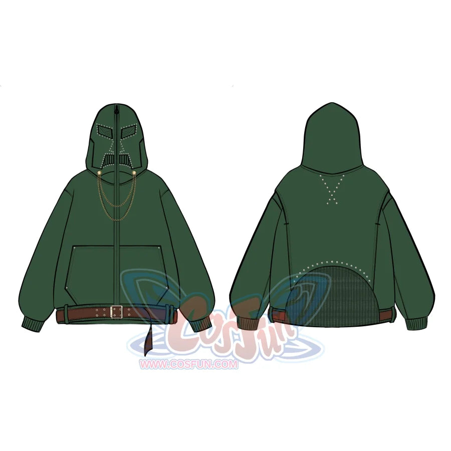 【PRE-SALE】COSFUN Original Doctor Cosplay Full Zip Hoodie FAN00018 Sweatshirt