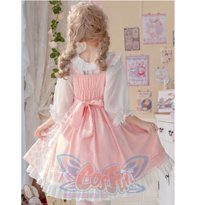 Daily Lovely Cat Paw Lolita Jumper Skirt - cosfun