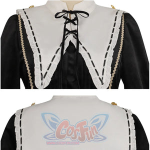 Elegant Autumn Winter Lolita Long-sleeved Dress Detachable Collar / S