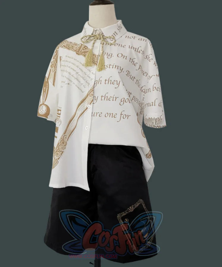 Summer Little Prince Loose Printed Lolita Short Sleeve Shirt