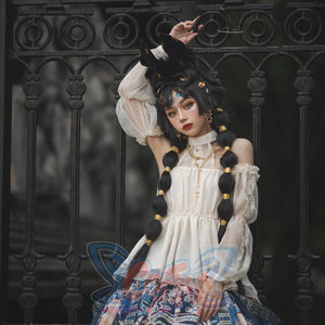 Egypt Style Lolita Thin Neck Shirt - cosfun