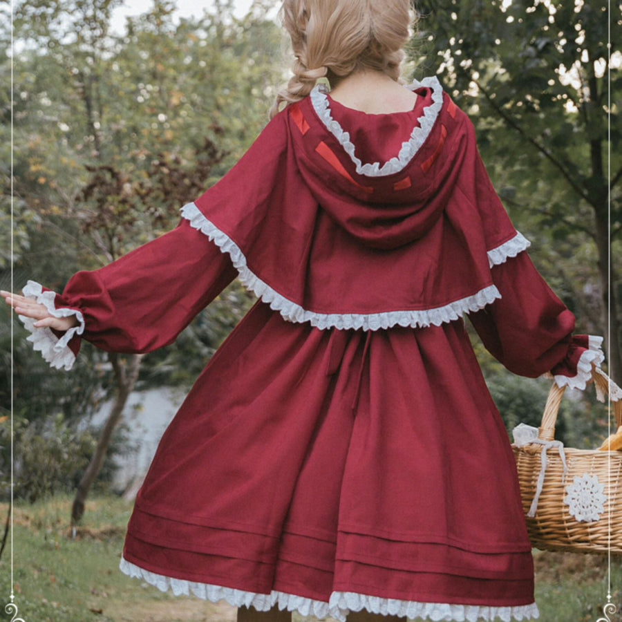 udarbejde Faial falanks Little Red Riding Hood Sweet and Lovely Lolita Jumper Skirt - cosfun
