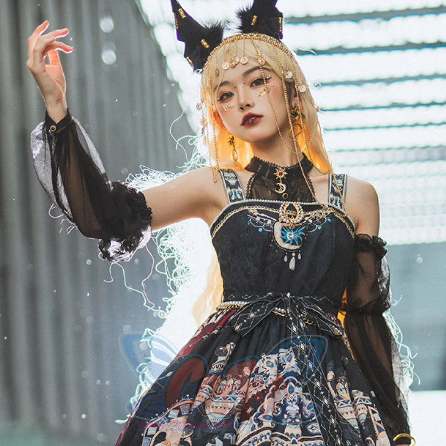 Egypt Style Lolita Thin Neck Shirt - cosfun