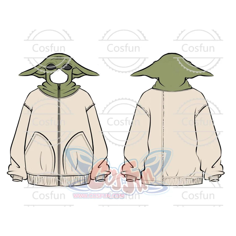 【PRE-SALE】COSFUN Original Galaxy Warriors Cosplay Full Zip Hoodie A00011 Sweatshirt