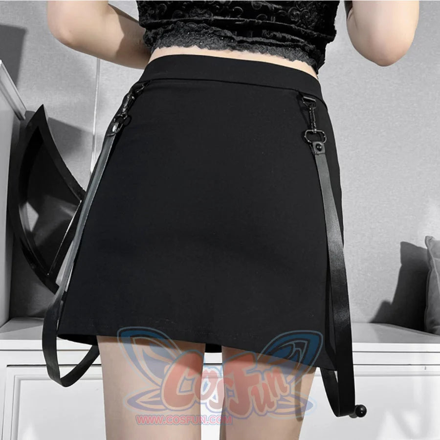 Sexy Package Hip High Waist Split Short Skirt