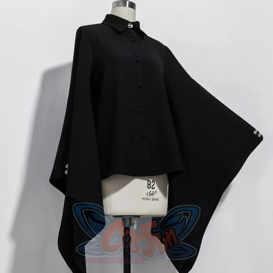 PRE-SALE Chinese Vintage Big-sleeved Blouse Black / S