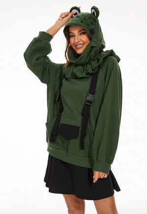 COSFUN Original Animal Tales: The Frog Prince Green Pullover Hoodie IF0001