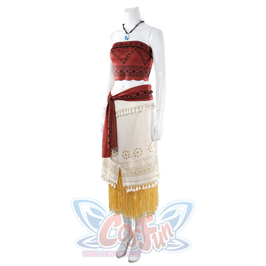 Moana Cosplay Costume Polynesian Princess Adventure Outfit N09954