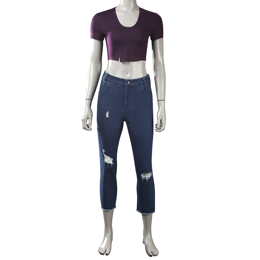 Fantastic Four Invisible Woman Susan Storm Cosplay Costume N09953