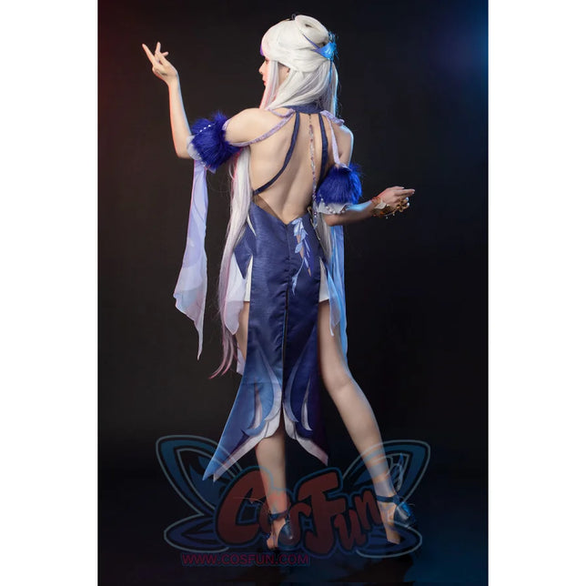 Genshin Impact Ningguang Orchid’s Evening Gown Cosplay Costume C00976 Costumes