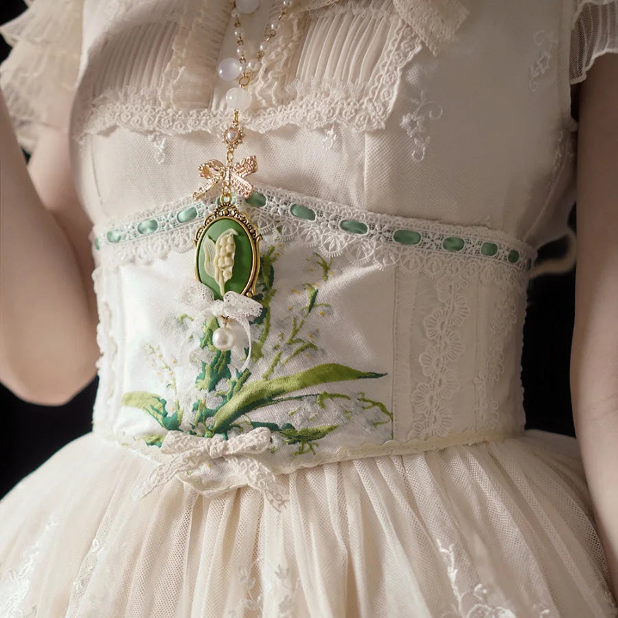 Lily of The Valley Elegant Lolita Corset S