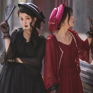 Elegant Lolita Lace Long Sleeve Sunscreen Shirt - cosfun